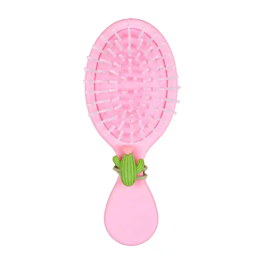 Miniso Cepillo de Cabello Mini Con Liga Para Cabello de Cactus