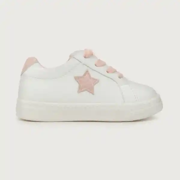 Zapatillas Urbana Estrella Niña Blanco Talla 21 Opaline