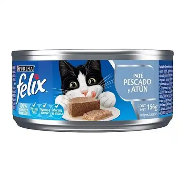 Felix Paté Para Gato Pescado y Atún Original