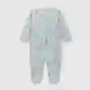 Osito Estrellas Melange de Bebé Niño Gris Talla 6/9M Colloky