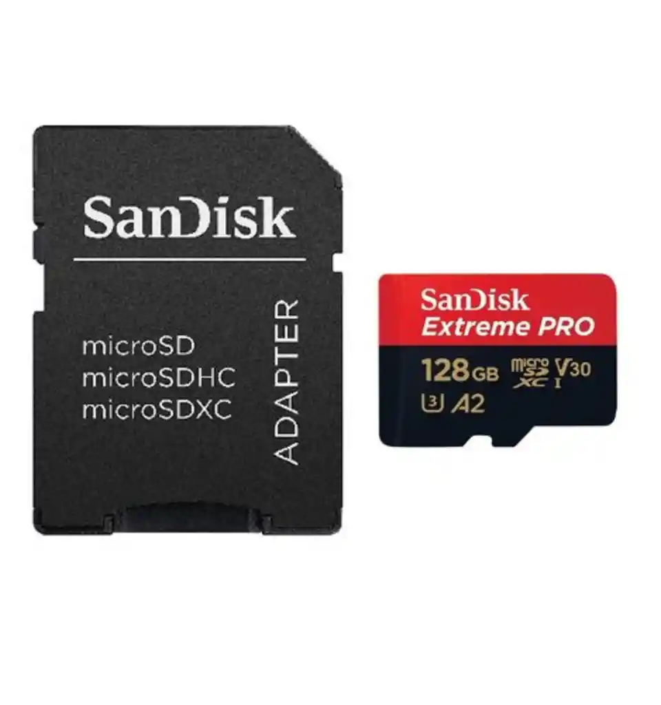 Tarjeta de Memoria Sandisk Extreme Pro Microsd de 128gb Uhs