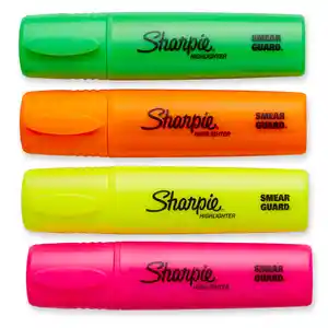 Sharpie Destacador Fluo Punta Cincel Fluorescentes XL