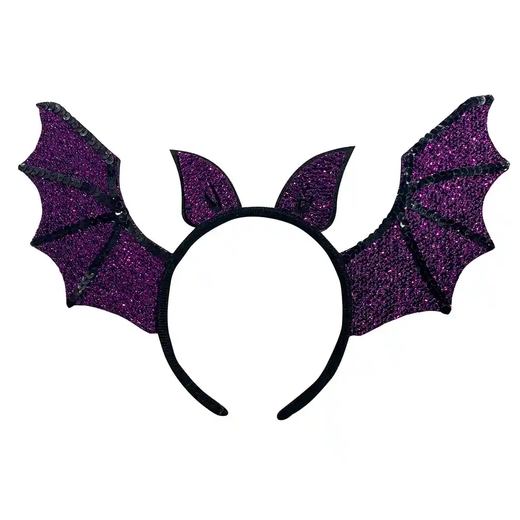 Vincha Krea Alas de Murciélago 2c Halloween 2023