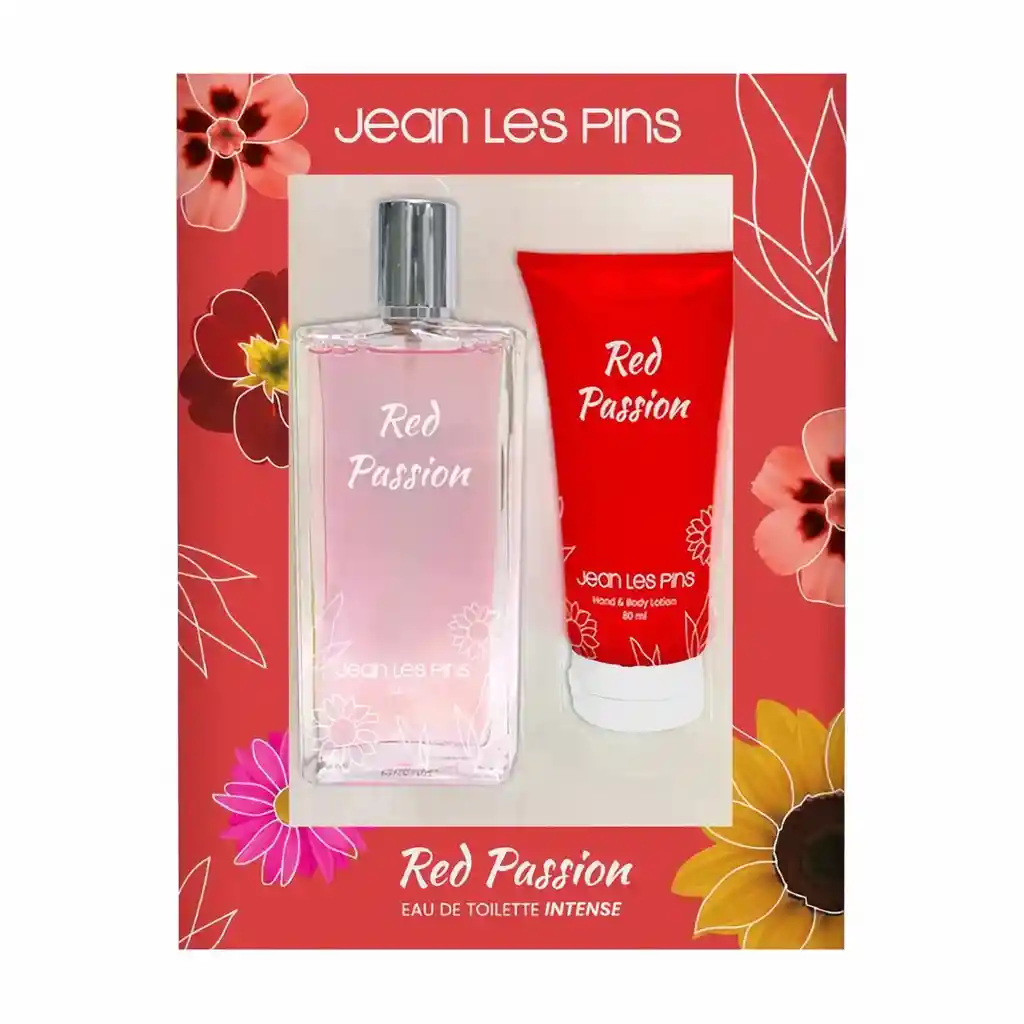 Jean Les Pins Estuche Red Passion + Body Lot