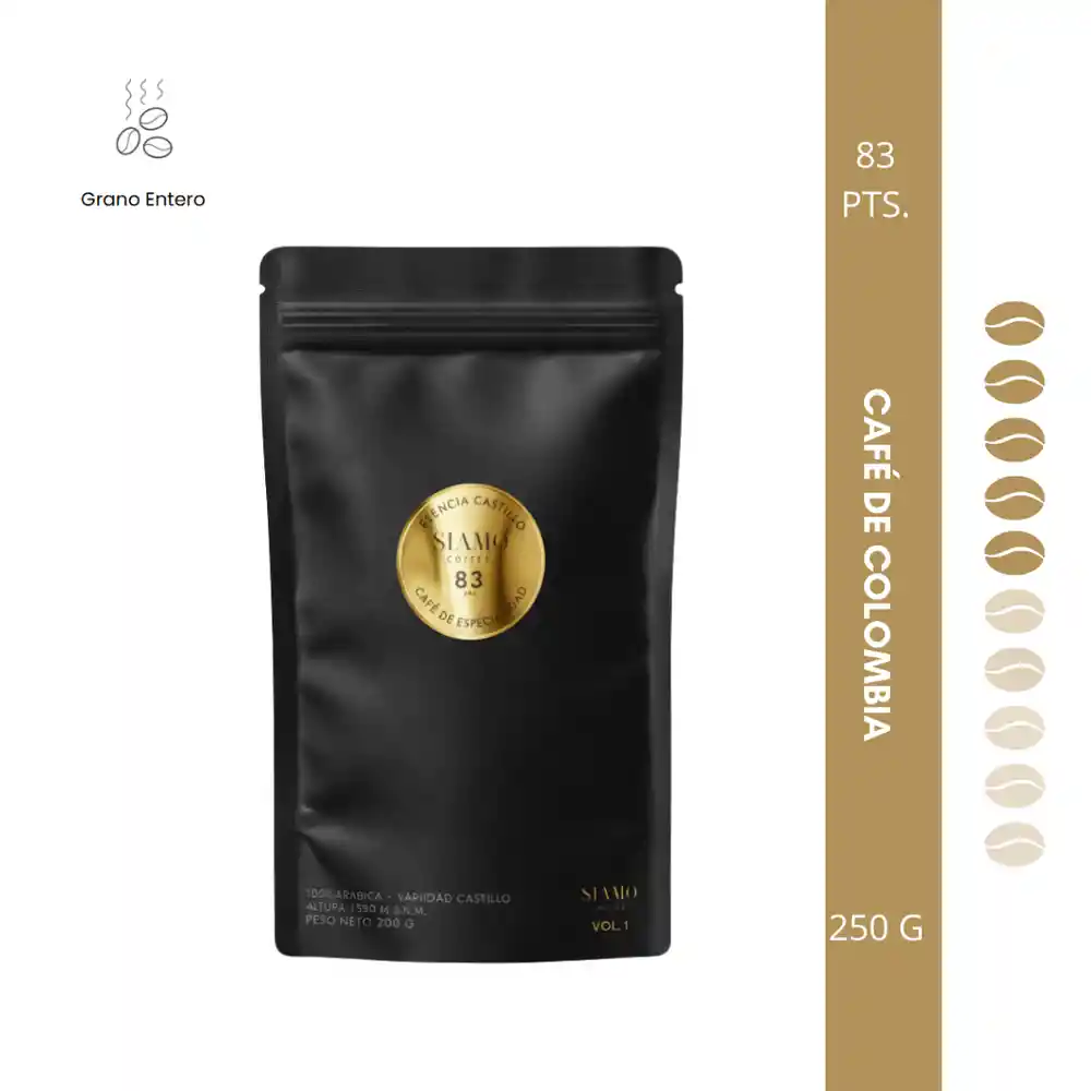 Siamo Café de Especialidad Colombia y Brasil Grano Entero Vol 3