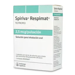 Spiriva Respimat Solucion Inhalatoria 2.5Mcg X 30 Dosis