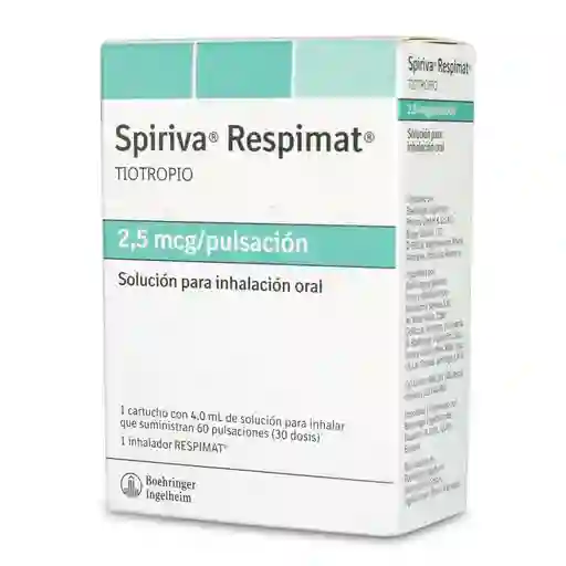 Spiriva Respimat Solucion Inhalatoria 2.5Mcg X 30 Dosis