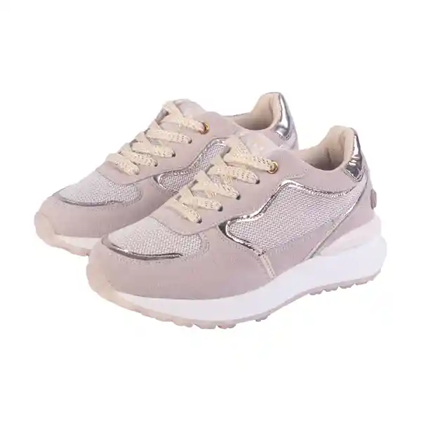 Zapatillas Urbana Niña Beige Talla 29 Pillin