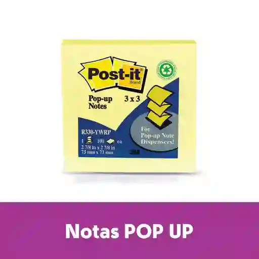 Nota Post It 4 Pads Amarillos 50 Hjs