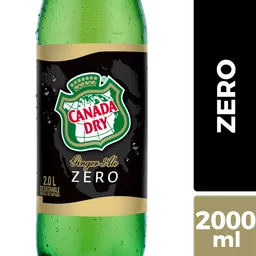 Canada Dry Bebida Ginger Ale Zero 2 Litros