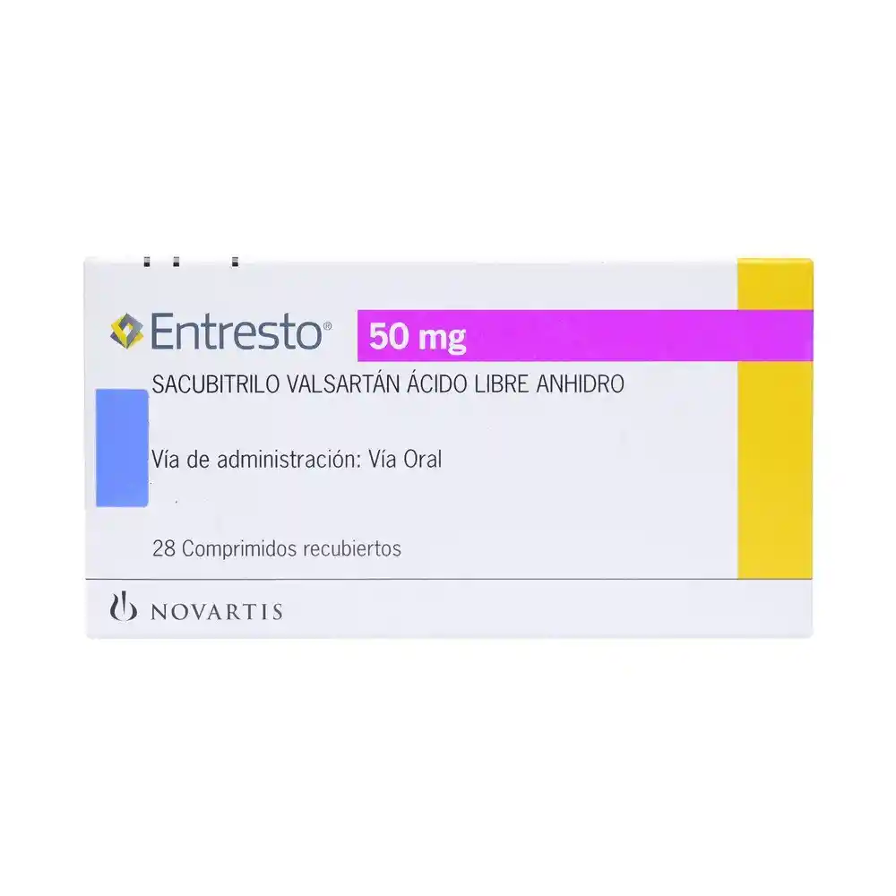 Entresto 50 mg Comprimidos Recubiertos