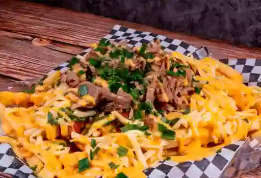 Papas Fritas Pernil Cerdo Mechado Chicas