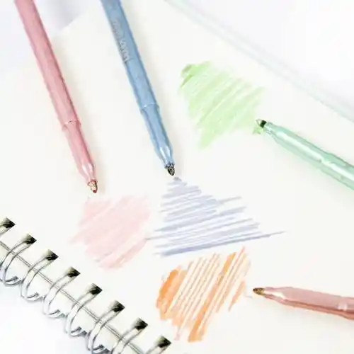 Mooving Marcador Coloring Poder Glitter Pastel