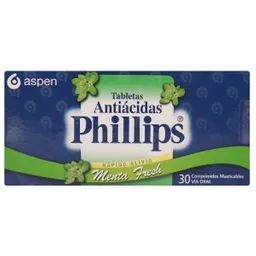 Phillips Carbonato Ca 100 mg 30 Comprimidos Masticable