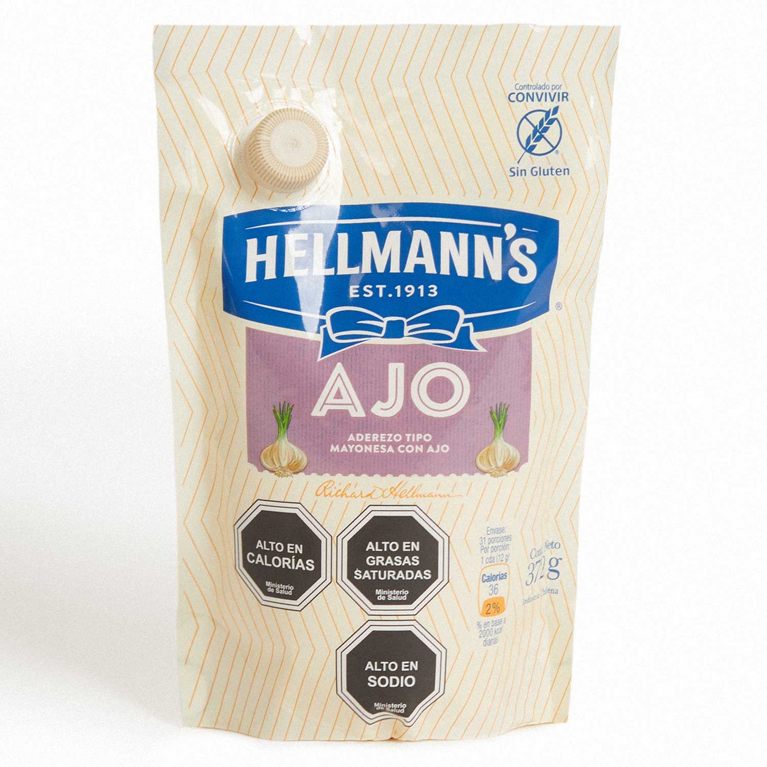 Mayonesa Ssa Ajo Vegana Hellmanns
