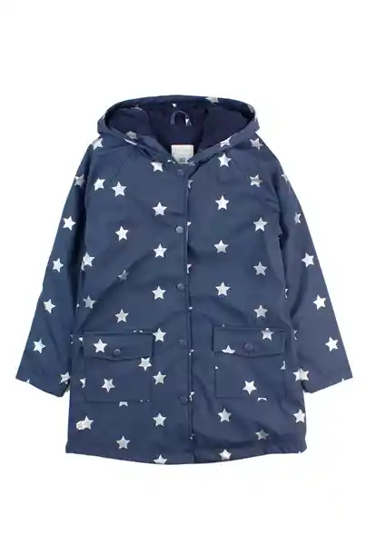 Abrigo Impermeable Kids Cosmic 321 Niña Azul Talla 4 Años Ficcus