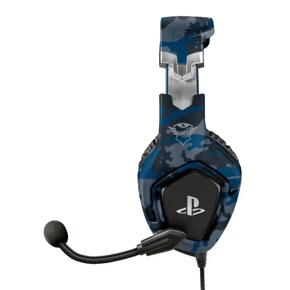 Audífonos Gamer Ps4 Forze-B Trust Azul Gxt 488