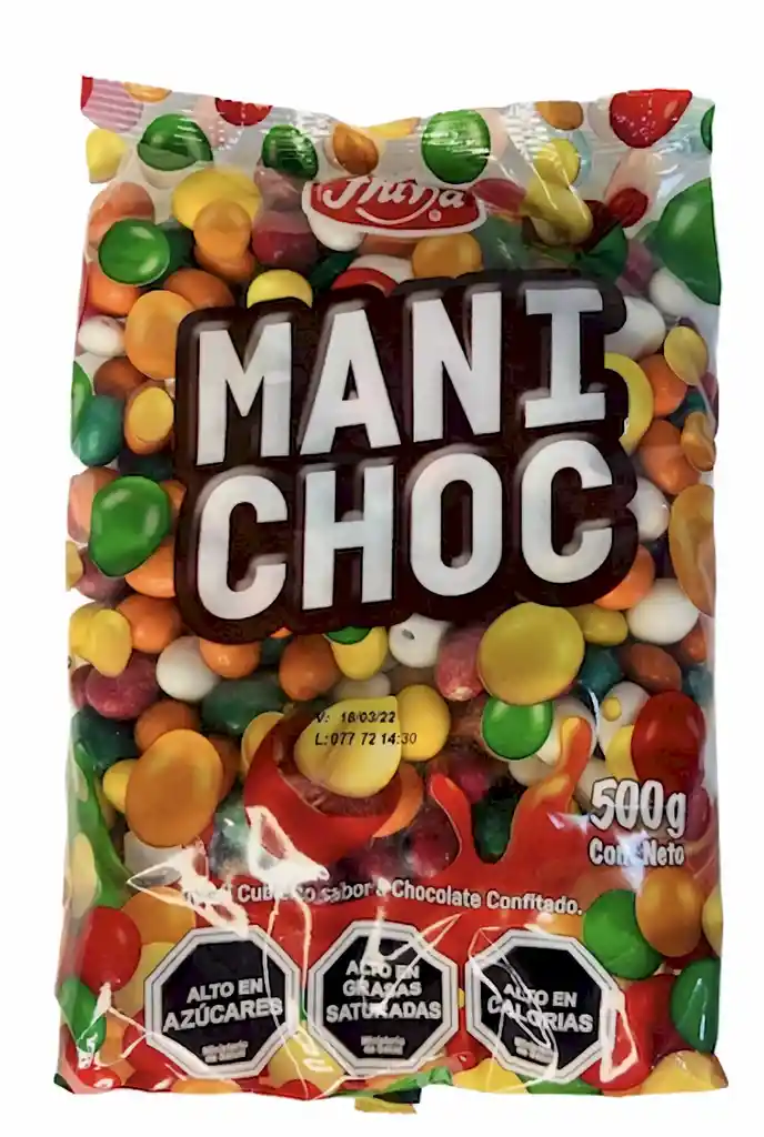 Mani-choc Maní Cubierto Sabor a Chocolate Confitado