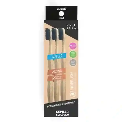 Biobrush Pack Cepillos Dentales Suave Pro