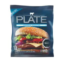 Plate Hamburguesa de Carne de Vacuno Congelada