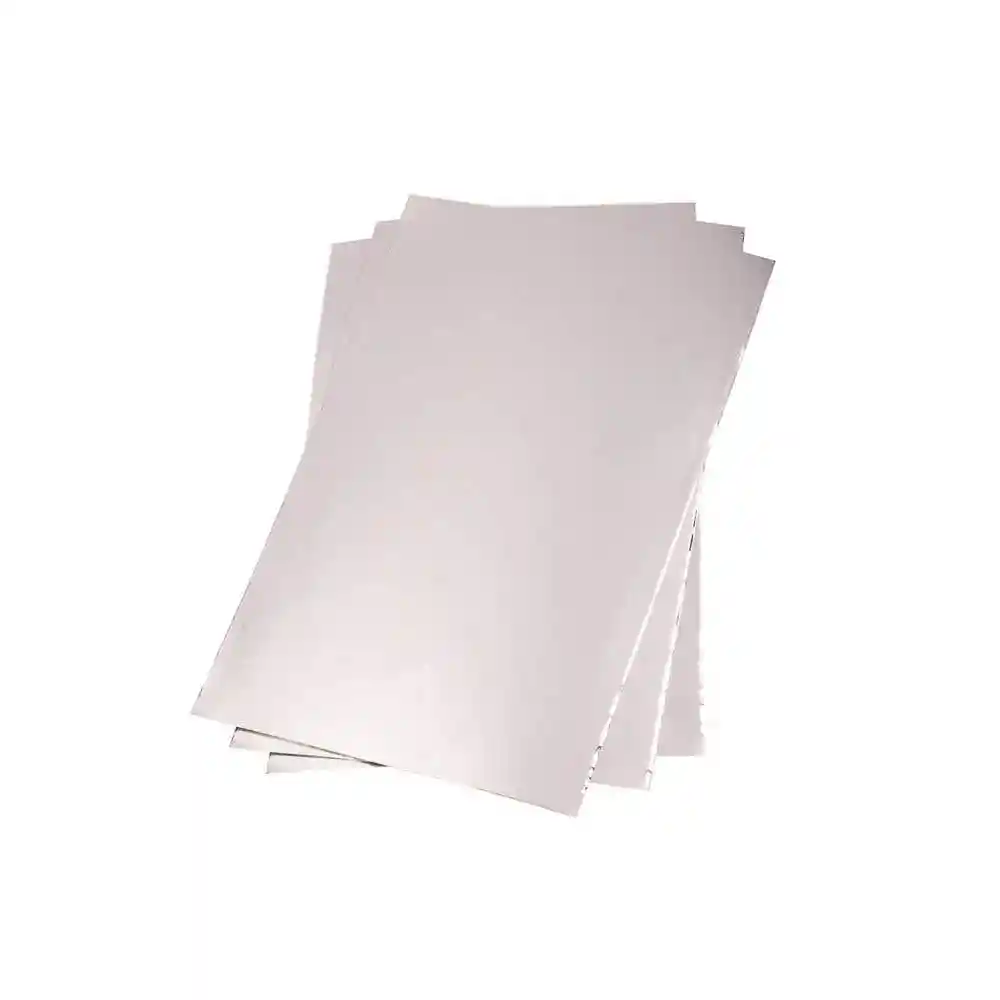 Set 3 Láminas de Aluminio 20x30cm. 0.1mm. Artel