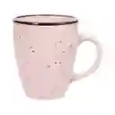Tazón Cerámica Stoneware Rústico Rosa 350 mL Casaideas