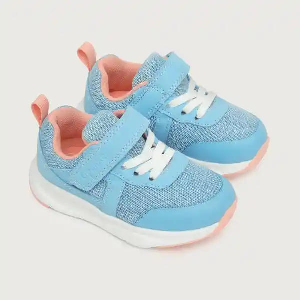 Opaline Zapatillas Deportiva Liviana de Niña Denim Talla 22