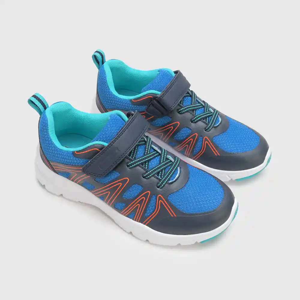 Zapatillas Deportiva De Niño Azul Talla 20