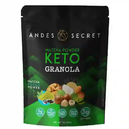 Granola Andes Secretketo Matcha