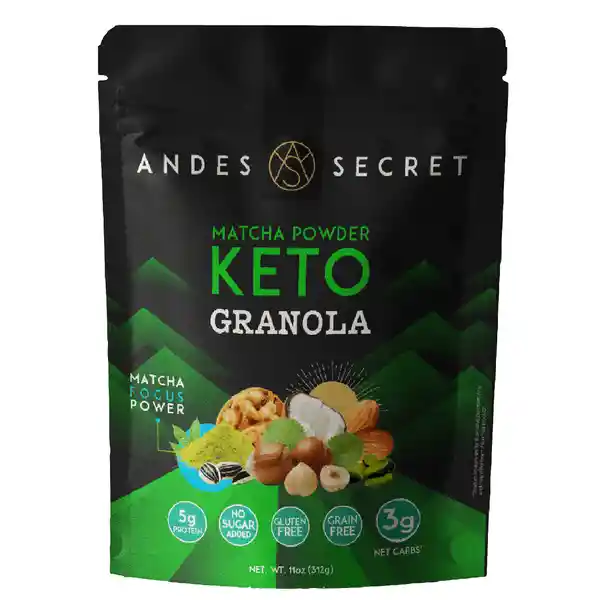 Granola Andes Secretketo Matcha