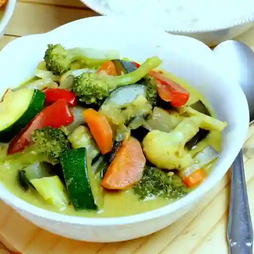 Verdura Al Curry (vegano)