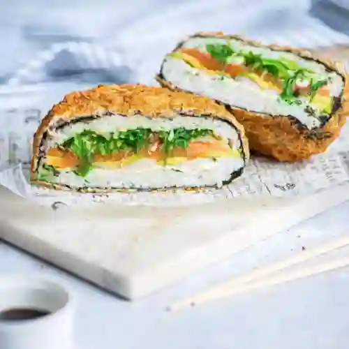 Sushiburger de Salmon