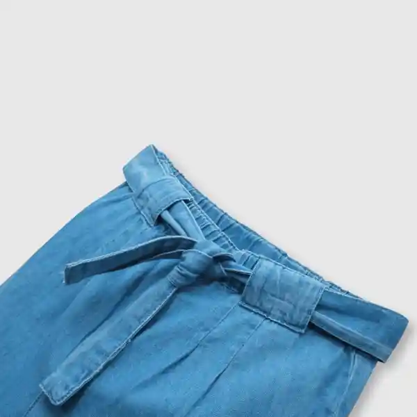 Jean Mezclilla Bebé Niña Light Denim Talla 3/6M Colloky