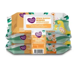 Parent's Choice Wipes Shea Butter Count 2 x 70