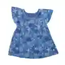 Vestido Bebé Niña Azul Pillín 12 M