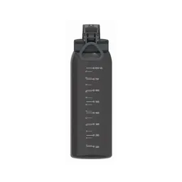 Miniso Botella de Plástico Para Deportes Con Asa Negro