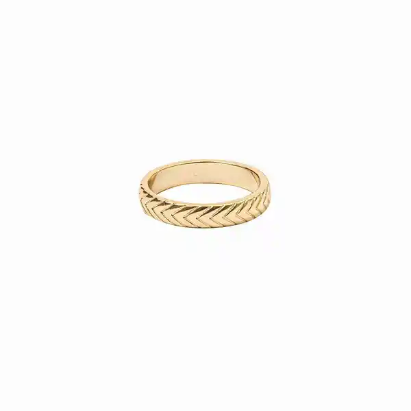 Anillo Rhia Baño de Oro Talla 7 Noa Joyas