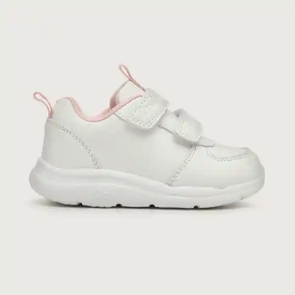 Zapatillas Urbana Velcro de Niña Blanco Talla 26 Opaline