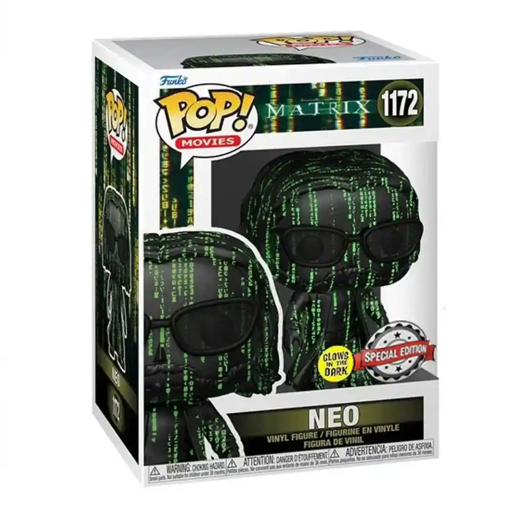 Pop Figura de Acción Matrix Neo Coded 1172