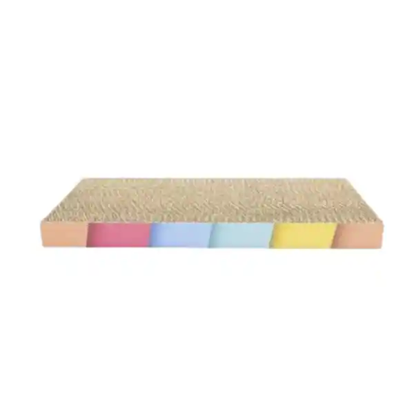 Urban Pet Rasgador Gato Plano Rainbow 43 x 21 cm