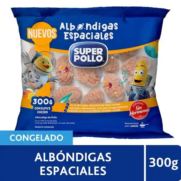 Super Pollo Albóndiga Espaciales Congelada