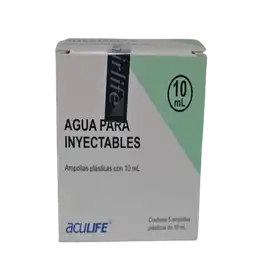 Aculife Agua Bidestilada Inyectable