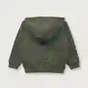 Polerón Esencial Dino de Niño Verde Militar Talla 3A Opaline