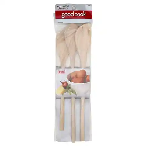 Set 3 Cucharas D/madera Goodcook Silver