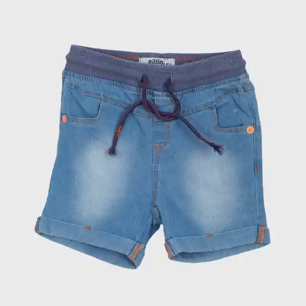 Bermuda Bebé Niño Denim Pillin 24 M