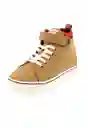 Zapatillas Urbana Caña Velcro W24 Niño Toffee 31 922 Ficcus