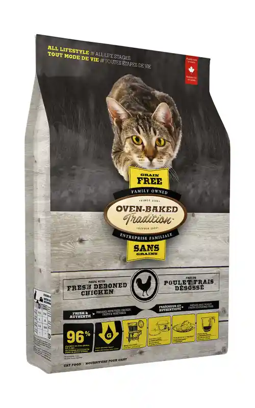 Oven-Baked Alimento para Gato Grain Free Sabor a Pollo