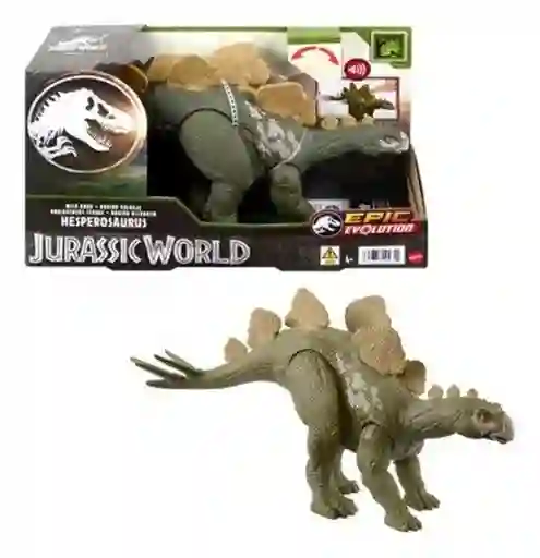 Jurassic World Juguete Dinosaurio Rugido Hesperosaurus - HTK69