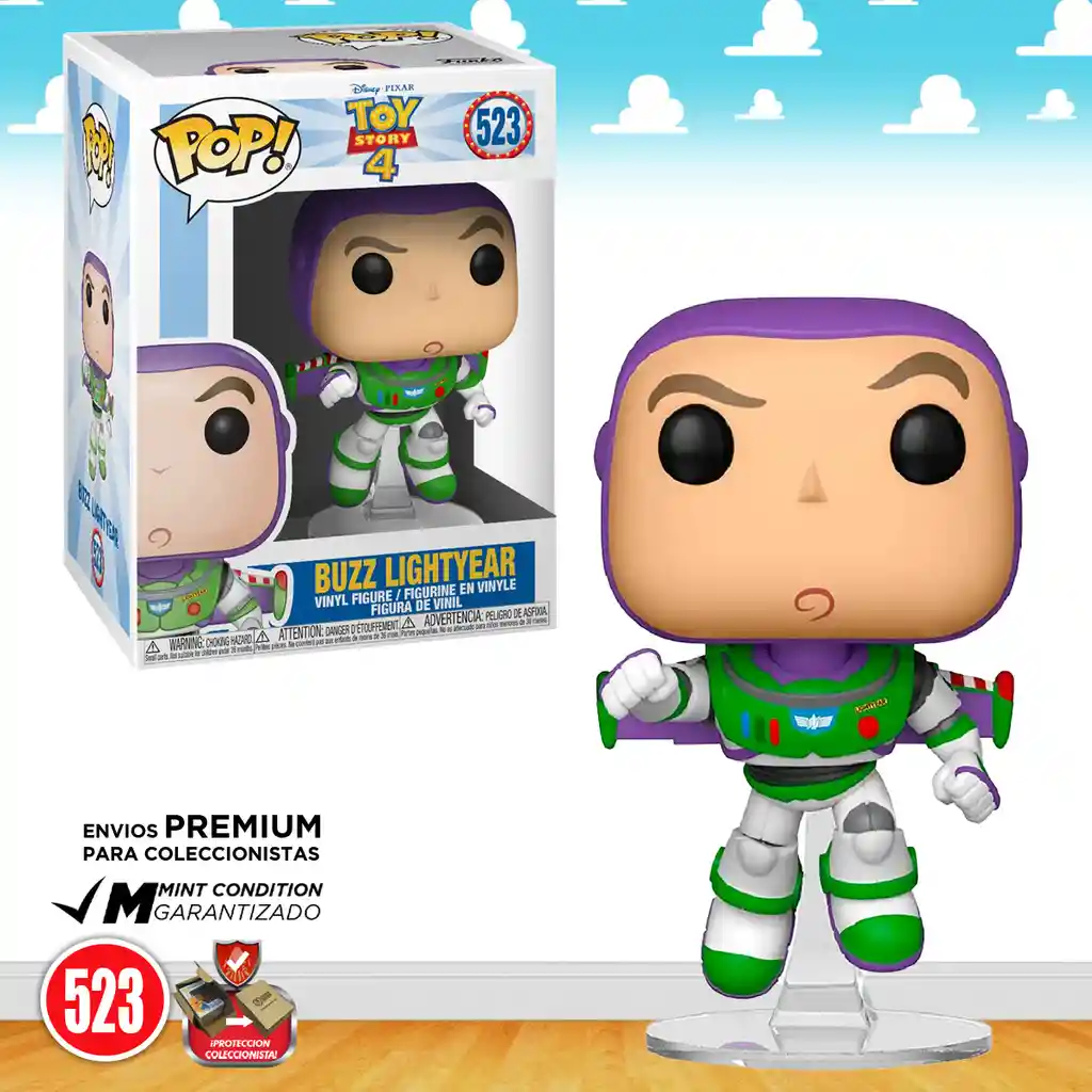 Funko Figura de Colección Pop! Toy Story 4 Buzz Lightyear