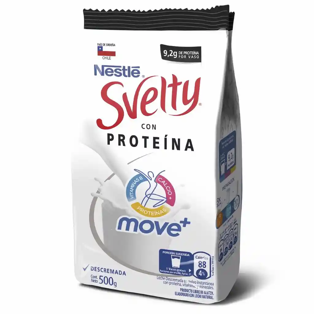 Svelty Leche en Polvo Proteínas Descremada Instantánea